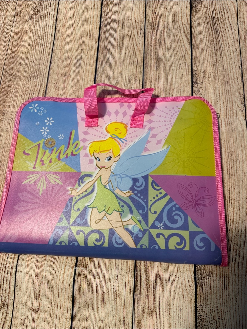 Disney tinkerbell portefolio organizer